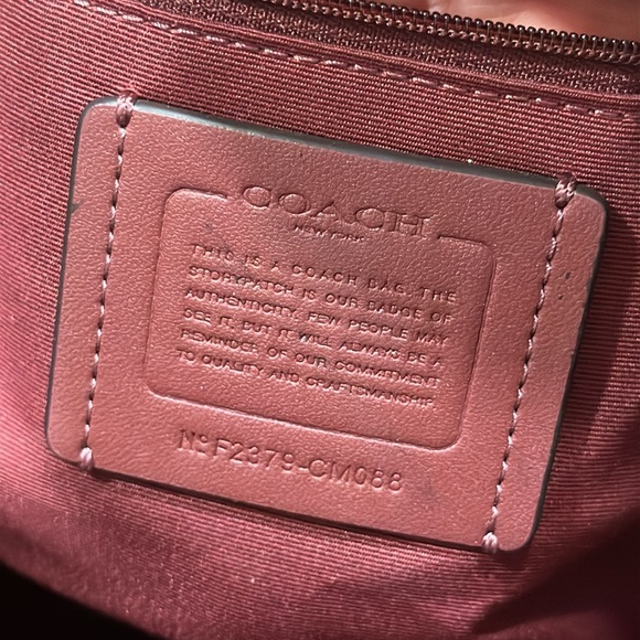 Coach Andy Suede Tassel Tote Bag RARE - Picture 12 of 16